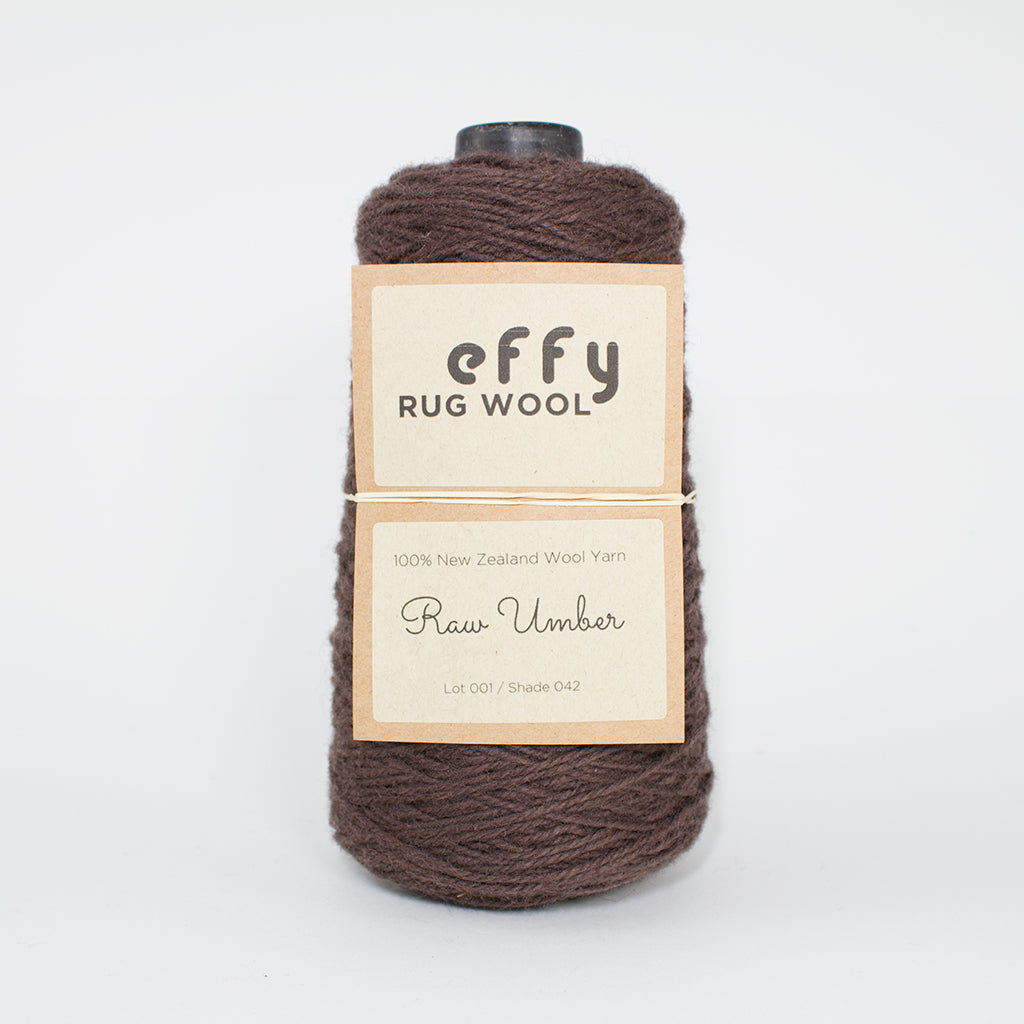 EFFY NZ Rug Wool  500g  Cones for Tufting