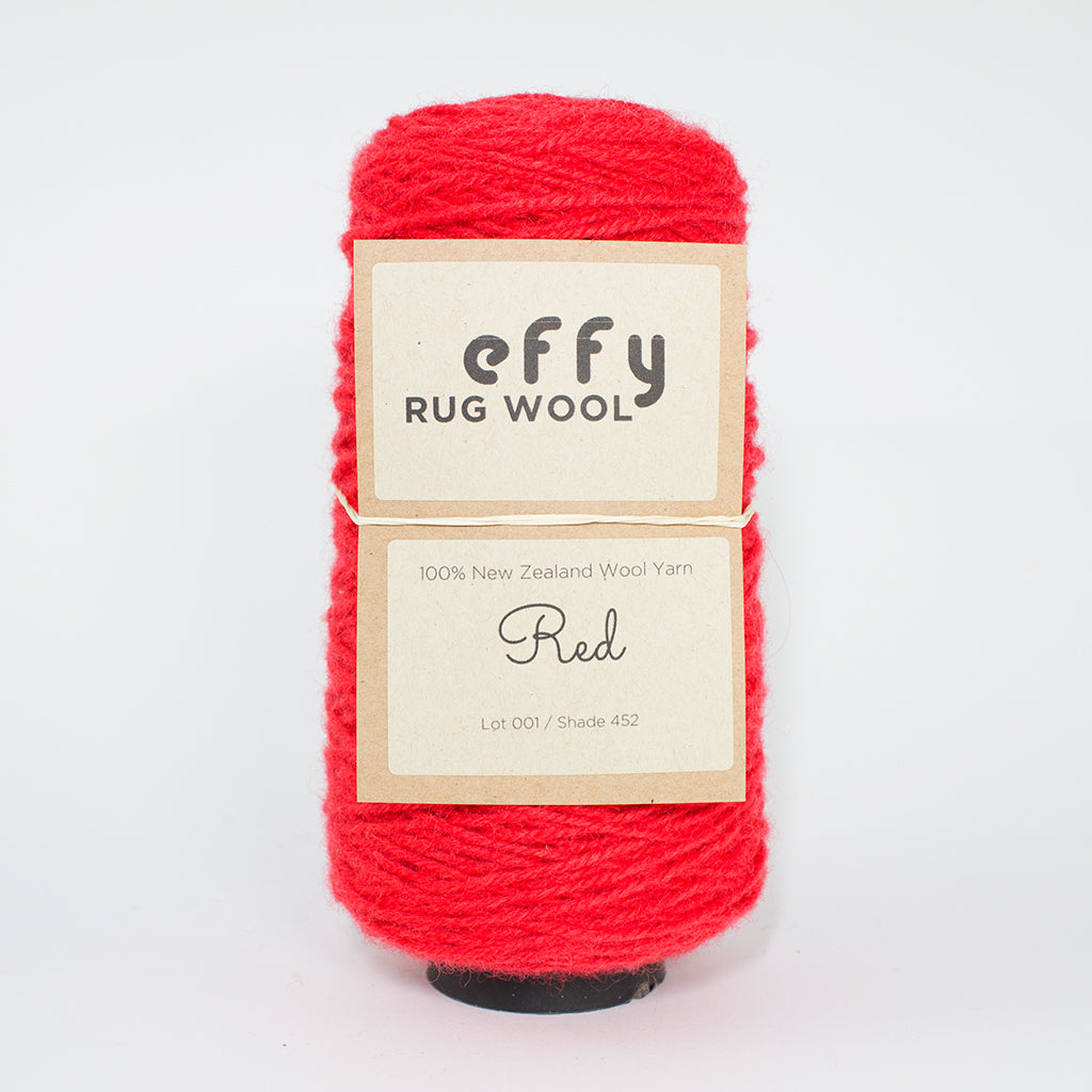 EFFY NZ Rug Wool  500g  Cones for Tufting