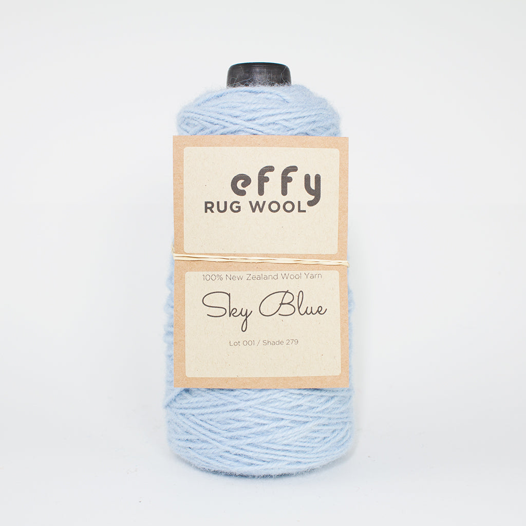 EFFY NZ Rug Wool  500g  Cones for Tufting