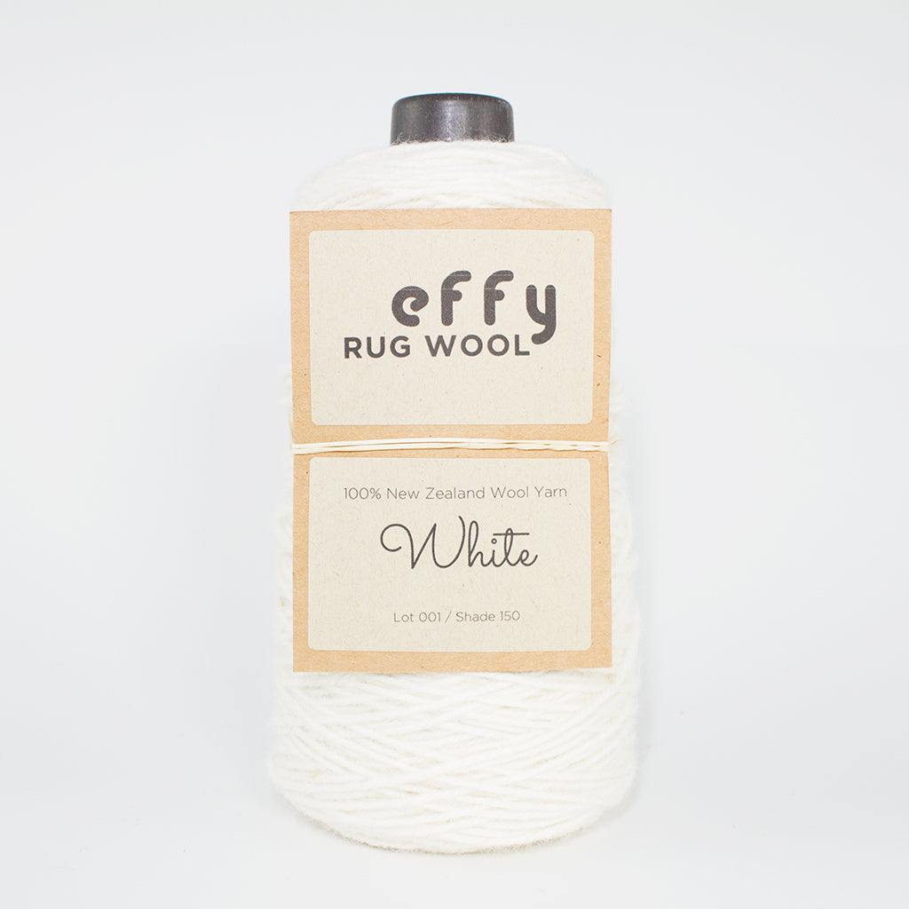 EFFY NZ Rug Wool  500g  Cones for Tufting