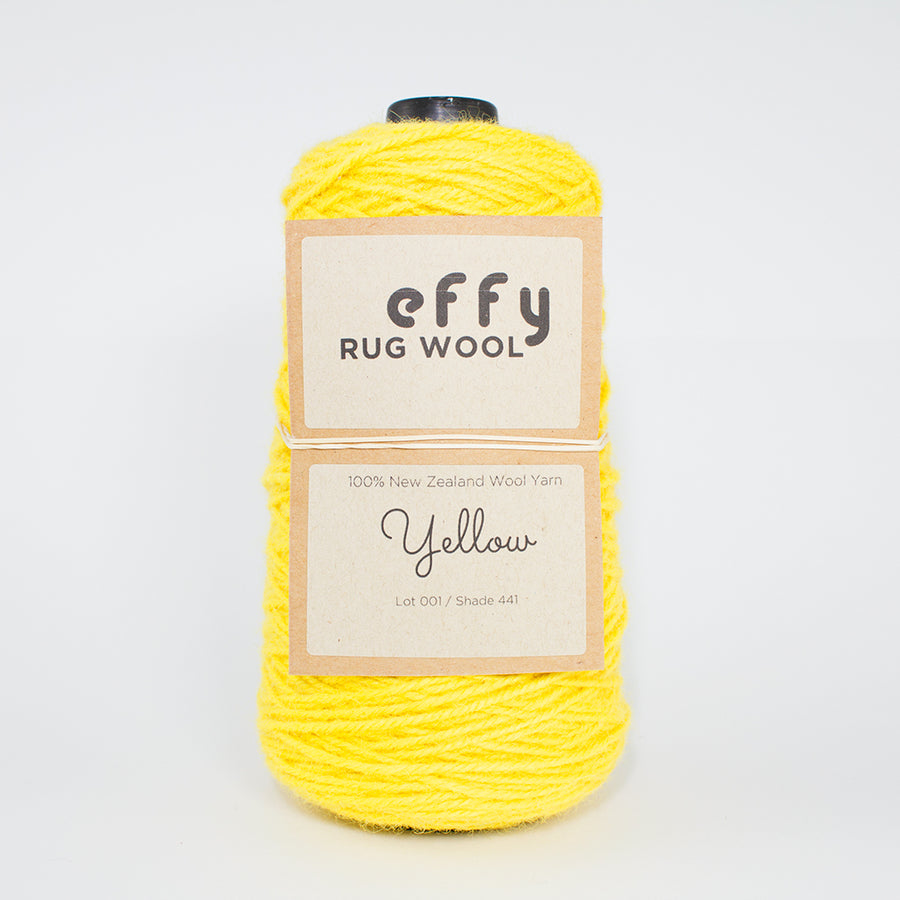 EFFY NZ Rug Wool  500g  Cones for Tufting