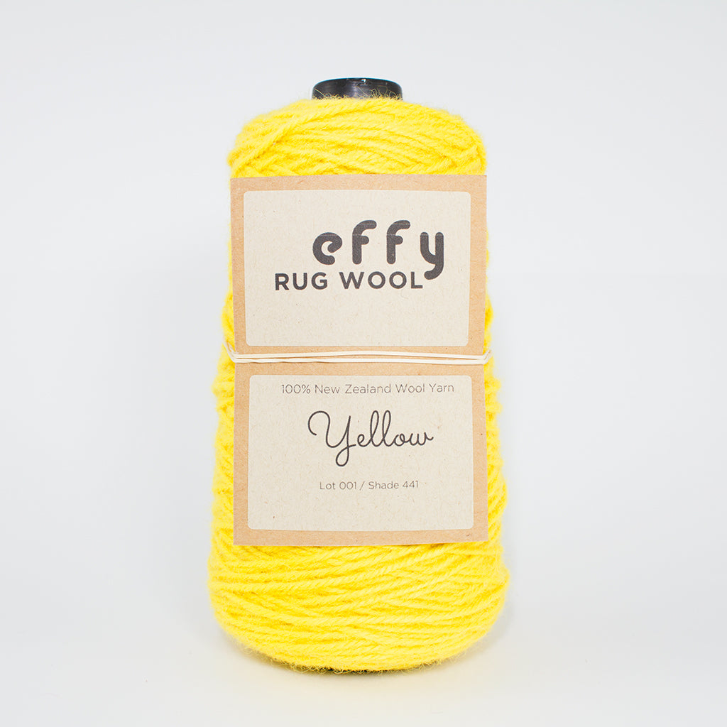 EFFY NZ Rug Wool  500g  Cones for Tufting